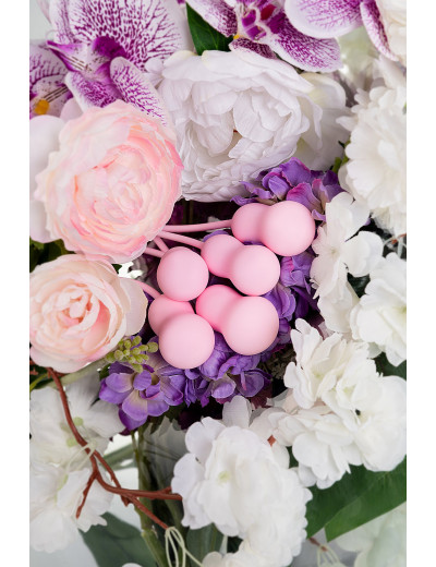 Набор вагинальных шариков Flovetta Tulips розовый 5,3 см 457710
