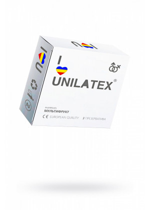 Презервативы Unilatex Multifrutis ароматизированные цветные №3 шт 3003