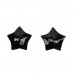 Пэстисы наклейки на грудь в форме звезд черные NTB-80603