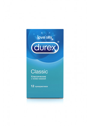 Презервативы классические Durex Classic 12 шт Durex 12 Classic