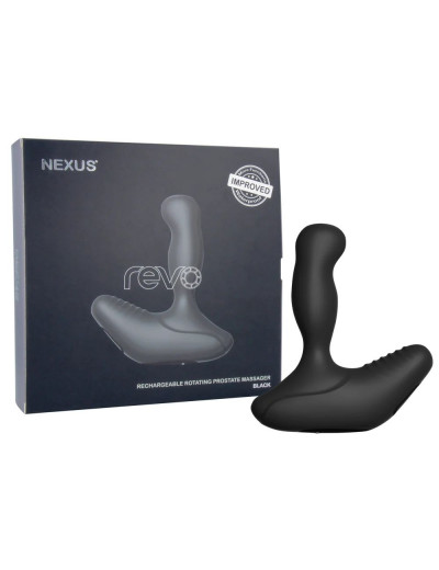 Массажер простаты Nexus Revo обновленный черный 14,6 см RE2001U