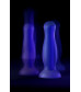 Анальная втулка светящаяся в темноте синяя 10,5 см 873012