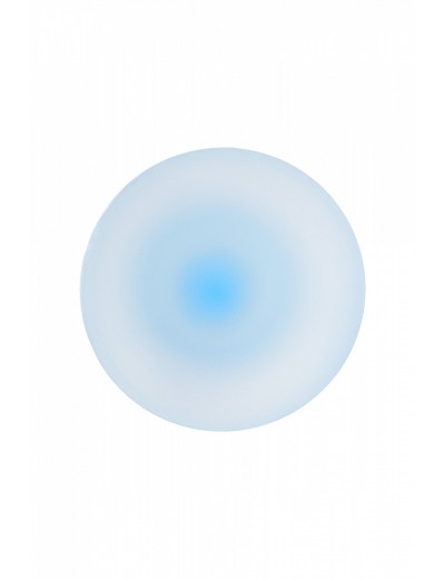 Анальная втулка светящаяся в темноте синяя 10,5 см 873012