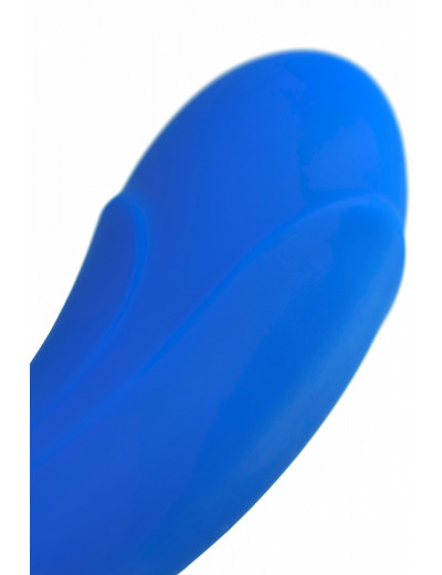 Нереалистичный вибратор Leroina Blury 10 режимов синий 18,5 см 561020