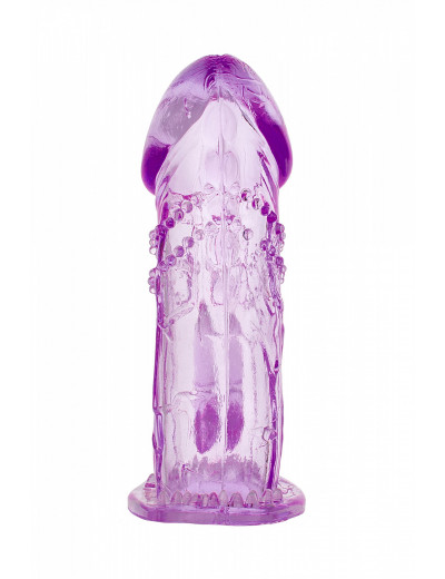Насадка на пенис Toyfa фиолетовая 13 см 818016-4
