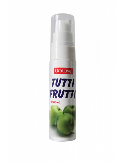 Съедобная гель-смазка Tutti-Frutti яблоко 30 г 30005