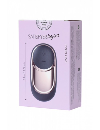 Вибромассажер Satisfyer Layon 2 Dark Desire черный 9,4 см J2018-27-6