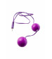 Вагинальные шарики с вибрацией фиолетовые 885007