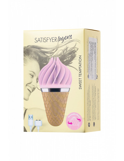 Вибромассажер Satisfyer layons Sweet Treat розовый 10,4 см EE73-581-0719