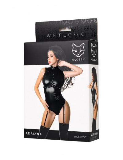 Боди Glossy Adriana из материала Wetlook S 955041-S