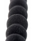 Анальная цепочка черная Toyfa A-toys с вибрацией силикон 32,7 см 761305