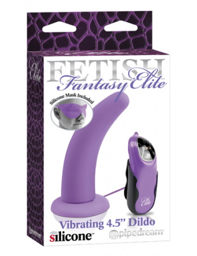 Насадка для страпона Fetish Fantasy Elite 4,5 с вибрацией фиолетовая PD4502-12