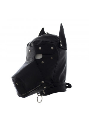 Маска шлем Собака Раб черная Д02020