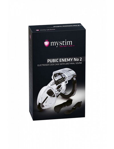 Электростимулятор Mystim Pubic Enemy прозрачный 8,2 см 46621