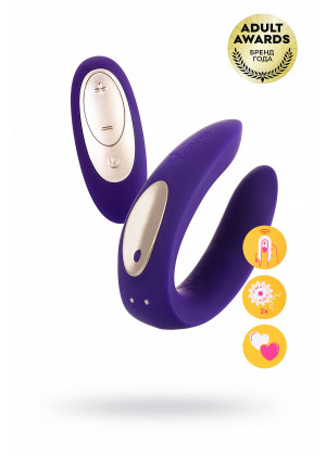 Многофункциональный стимулятор для пар Satisfyer Partner Toy Plus Remote фиолетовый J2008-3-01