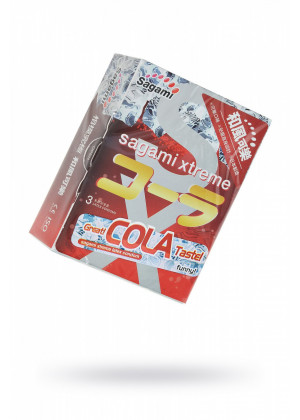 Презервативы Sagami Xtreme Cola латексные с ароматом колы 725/1