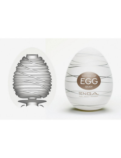 Мастурбатор Tenga Egg Silky Яйцо Шелковые нити EGG-006