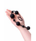 Анальная цепочка черная Toyfa A-toys с шариками силикон 35,9 см 761306