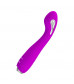 Вибромассажер с электростимуляцией Pretty Love фиолетовый 19,5 см BI-014765