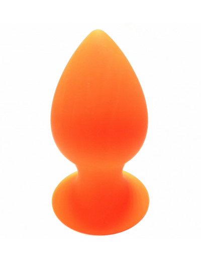 Анальная втулка X Large силикон оранжевый 13 см ДАН-003