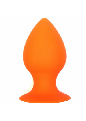 Анальная втулка Large силикон оранжевый 11,5 см ДАН-003-1