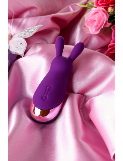 Стимулятор эрогенных зон Eromantica Bunny силикон фиолетовый 21,5 см 120301