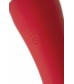 Двусторонний вибромассажер силикон красный 21 см 901016-9