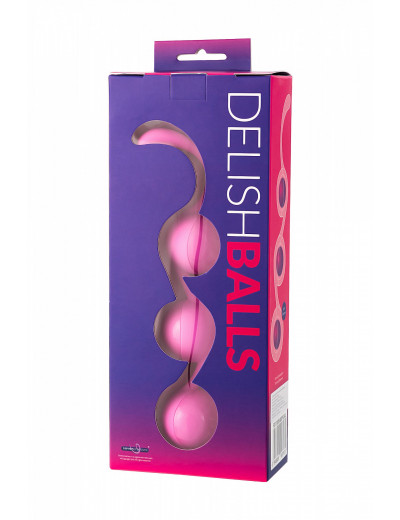 Вагинальные шарики Seven Creations силиконовые розовые 3,5 см F0118R40PGAL