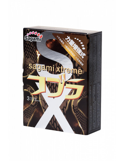 Презервативы Sagami Xtreme CobraShape латексные №3 723/1