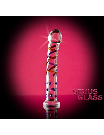 Фаллоимитатор Sexus Glass стекло 18 см 912076