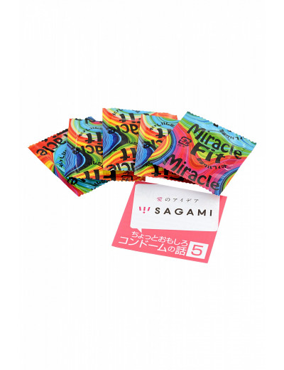 Презервативы латексные Sagami Miracle Fit №5 717/1