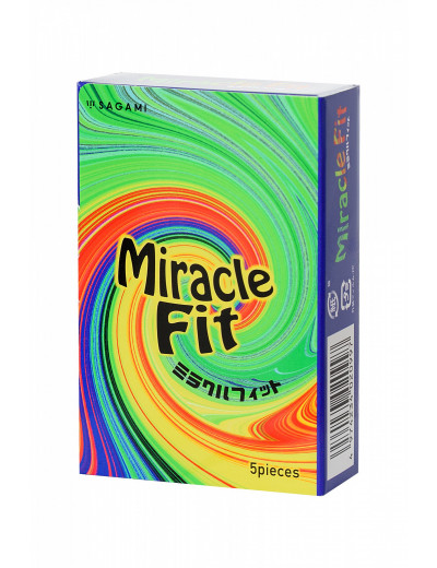 Презервативы латексные Sagami Miracle Fit №5 717/1