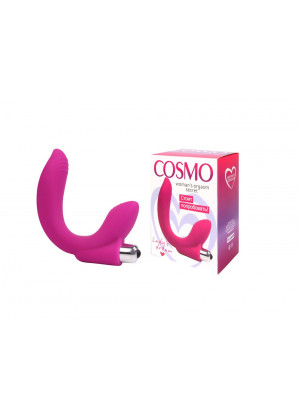 Вибромассажер для точки G Cosmo розовый 19 см CSM-23088
