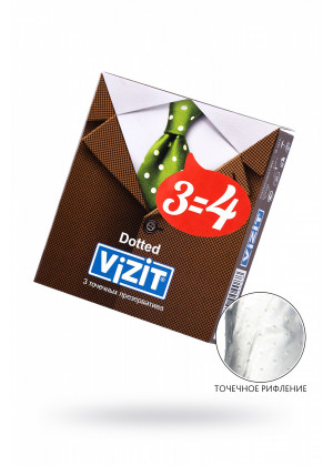 Презервативы Vizit точечные №3 251