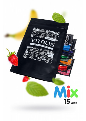 Презервативы "VITALIS" PREMIUM mix №15 276