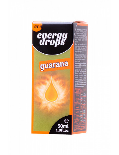 Возбуждающие капли Energy drops guarana 30 мл 77108.07