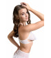 Эротический бралетт Erolanta Karen с открытой грудью белый 50-52 742082 50-52