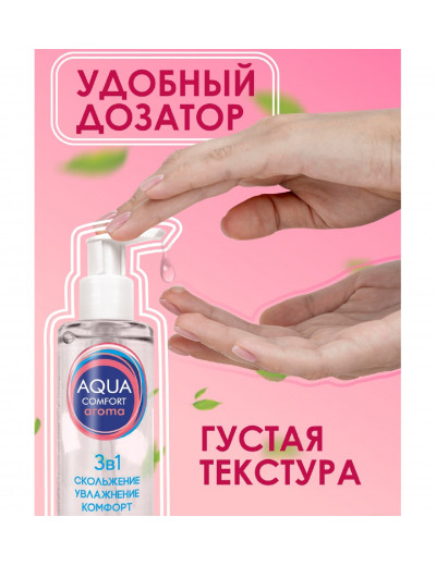 Лубрикант на водной основе Aqua Comfort Aroma персик 195 гр LB-36002