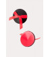 Пэстисы Erolanta Lingerie Collection круглые с бантиками черно-красные 790081