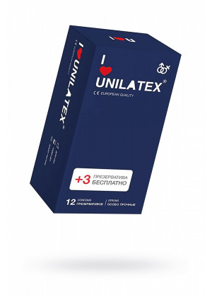 Презервативы Unilatex Extra Strong гладкие №15 шт 3022