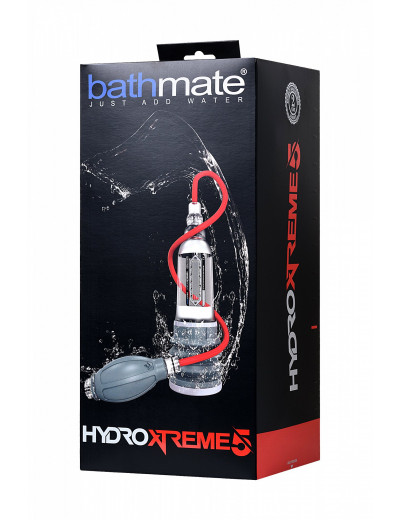 Гидропомпа Bathmate HydroXtreme 5 прозрачная 26 см BM-HX5-CC