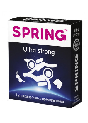 Презервативы Spring ультрапрочные № 3 шт SP Ultra 3
