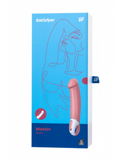 Вибратор Satisfyer Vibes Master силикон бежевый 23,5 см EE73-862-1017