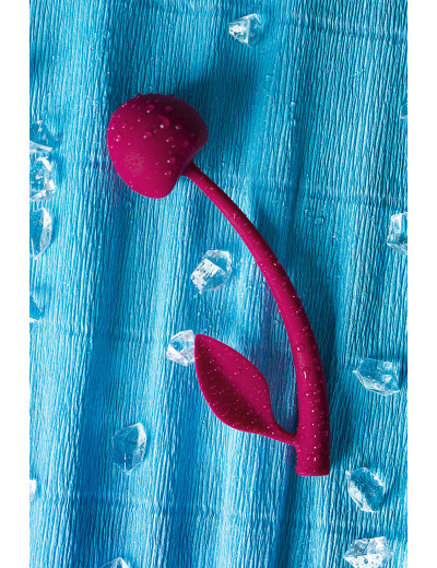 Вагинальный шарик Wild cherry бордовый 3 см 782024