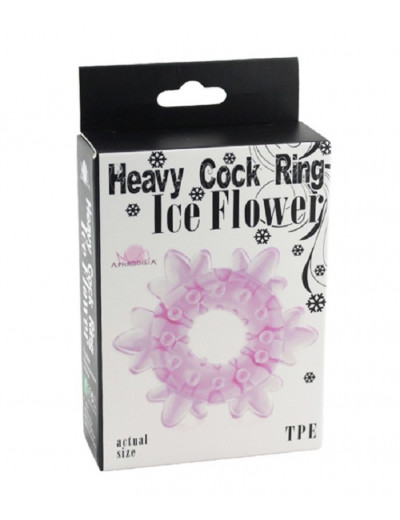 Эрекционное кольцо Heavy Cock Ring розовое Д11002