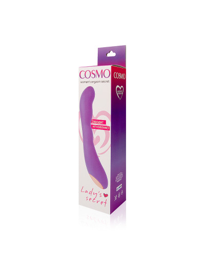 Вибромассажер Cosmo фиолетовый 22,2см CSM-23056
