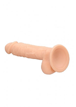 Фаллоимитатор Silicone Dildo With Balls 17,8 телесный REA075FLE