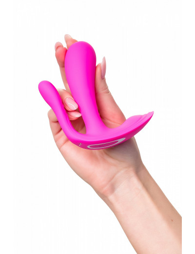 Вибратор с анальным стимулятором в трусики Satisfyer Top Secret розовый 10,5 см J2018-157-2