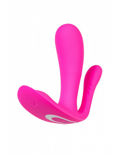 Вибратор с анальным стимулятором в трусики Satisfyer Top Secret розовый 10,5 см J2018-157-2