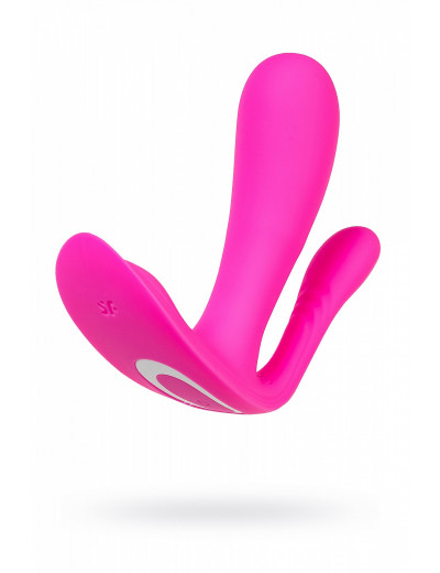 Вибратор с анальным стимулятором в трусики Satisfyer Top Secret розовый 10,5 см J2018-157-2